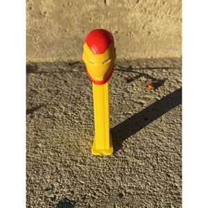 Iron Man PEZ dispenser Yellow With Feet